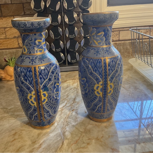 Two oriental vases from China - Picture 4 of 8